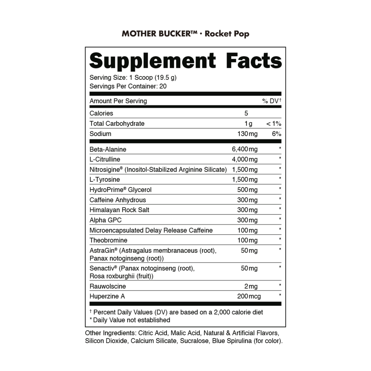 Mother Bucker - Kingpin Supplements