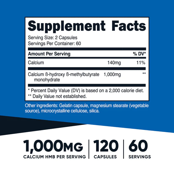 Nutricost HMB Capsules - Kingpin Supplements