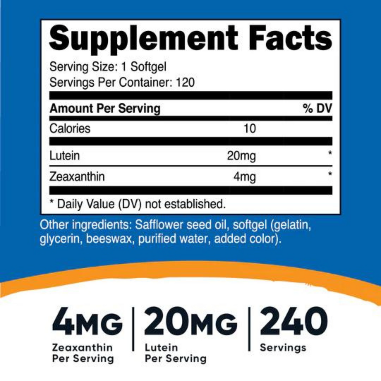 ZEAXANTHIN & LUTEIN - Kingpin Supplements