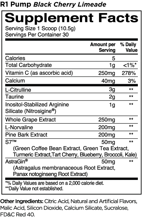 R1 Pump by Rule 1 - Kingpin Supplements