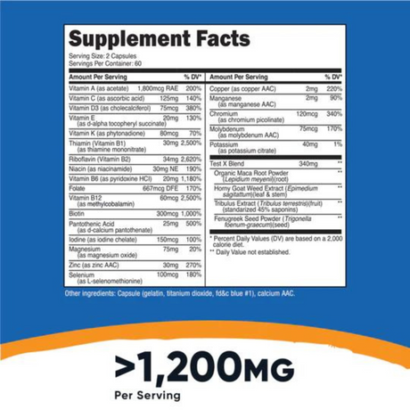 Men's Multivitamin - Kingpin Supplements 