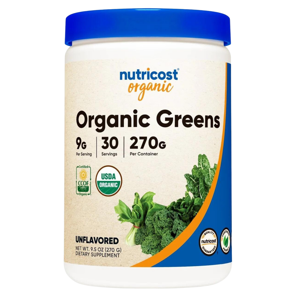 Nutricost Organic Greens - Kingpin Supplements 