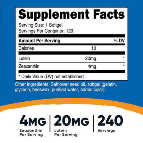 ZEAXANTHIN & LUTEIN - Kingpin Supplements 