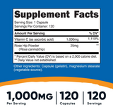Vitamin C with Rose Hips - Kingpin Supplements 