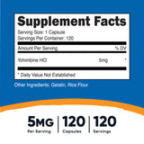 Yohimbine HCL Capsules (5 MG) - Kingpin Supplements 