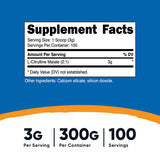 Nutricost L-Citrulline Malate 2:1 - Kingpin Supplements 